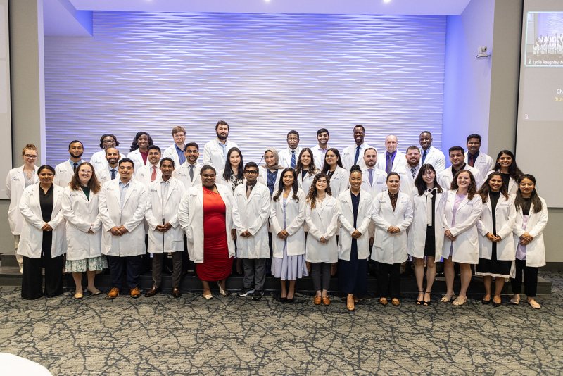 New Bayhealth resident doctors and fellows are celebrated July 3 during the 2025 white coat ceremony. SUBMITTED PHOTO